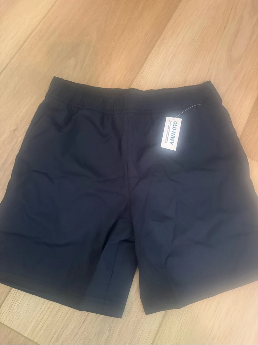 Old Navy Stretchtech Quick Dry Black Kids' Athletic Shorts